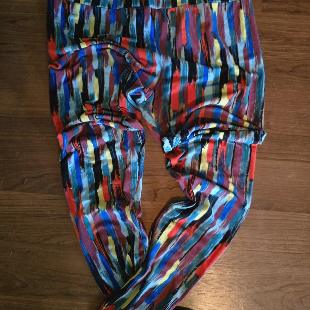 Colorful Striped Kids Leggings